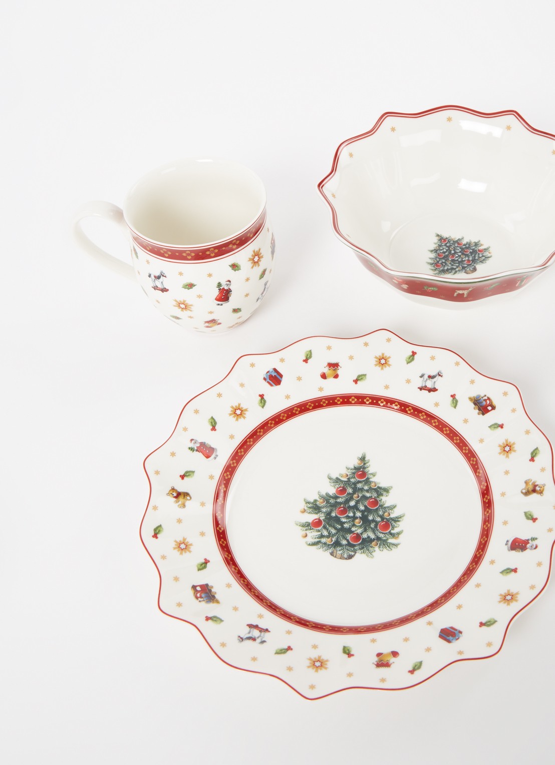 Villeroy & Boch Breakfast for 2 wei?, Set 6tlg - voorkant 4 wit