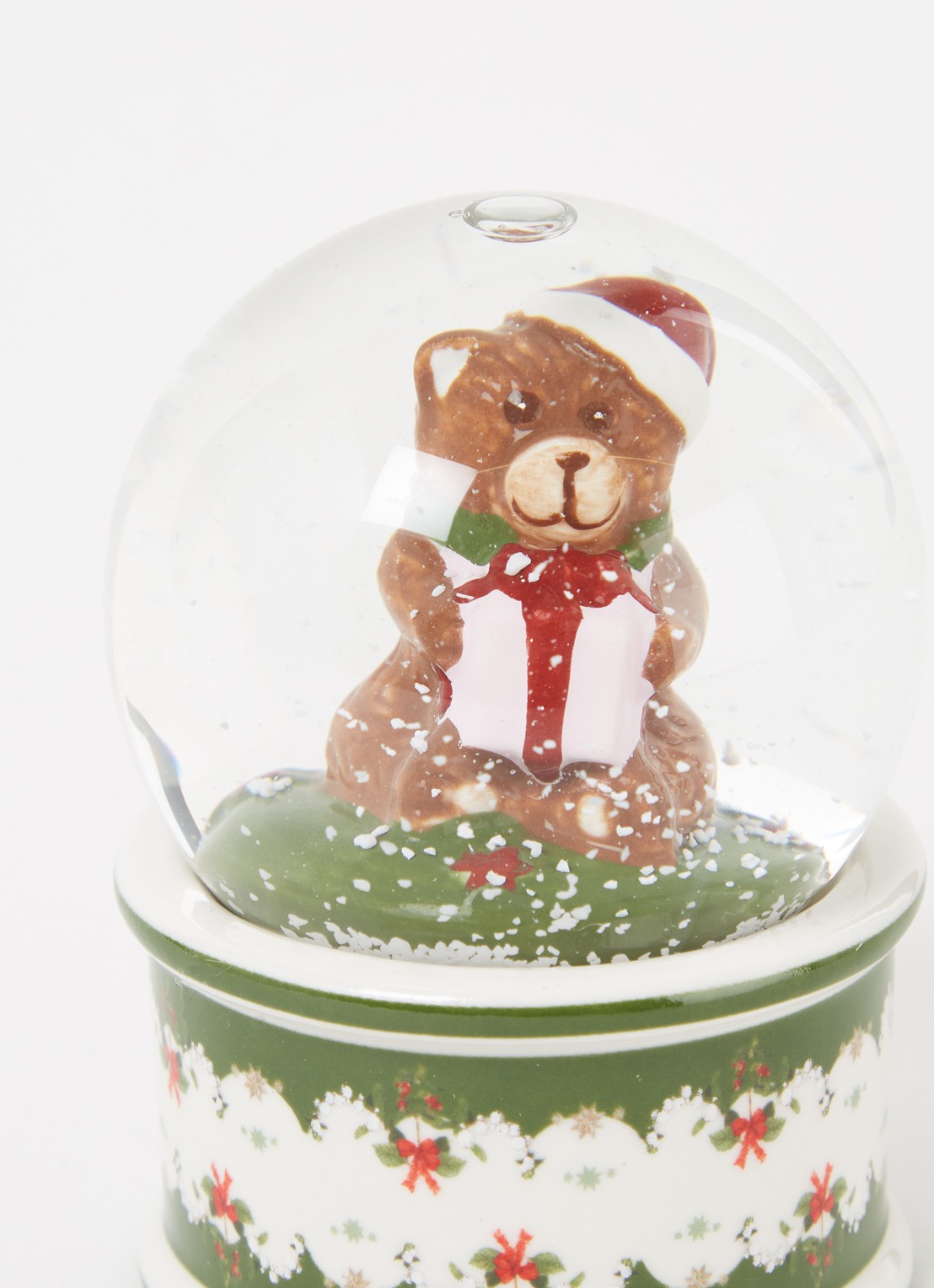 Villeroy & Boch Christmas Toys sneeuwbol 9 cm - detail 4 groen