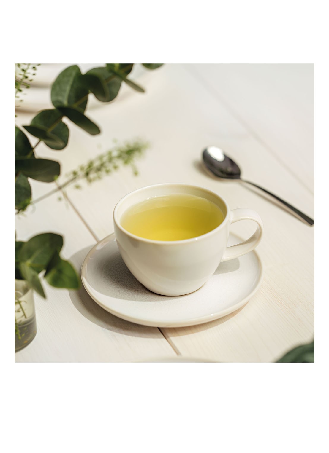 Villeroy & Boch Crafted Cotton koffiekopje 24,7 cl - voorkant 3 gebroken wit