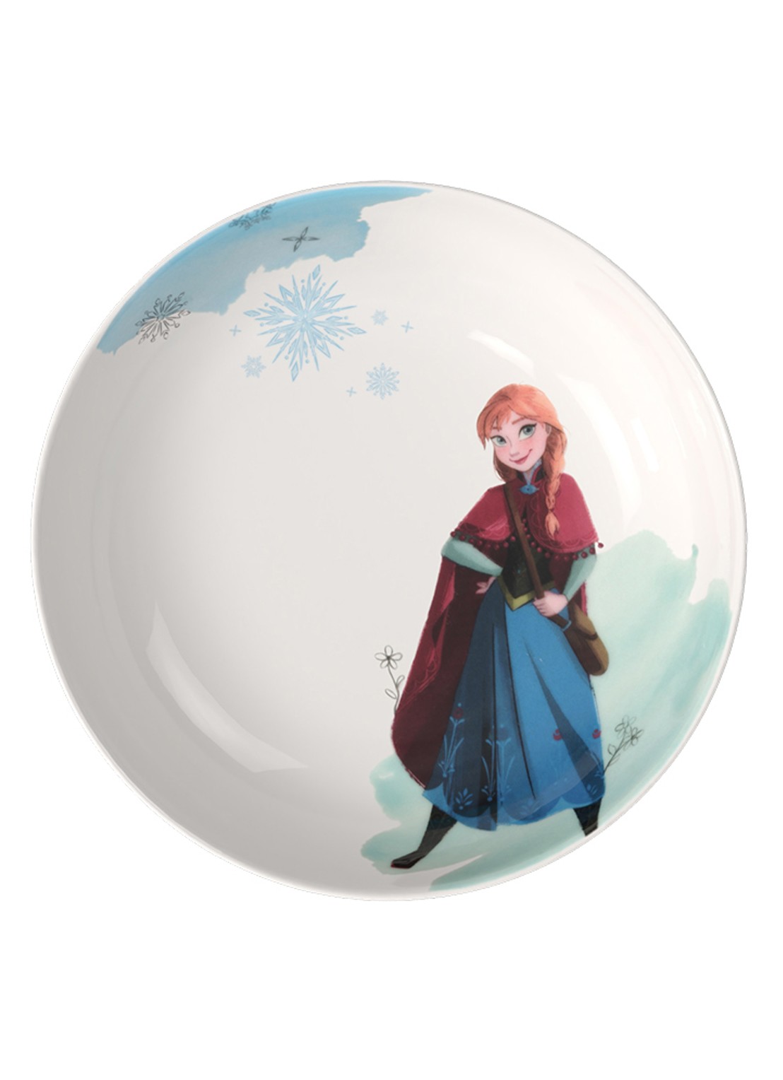Villeroy & Boch Disney Frozen diep kinderbord 18,5 cm - voorkant blauw