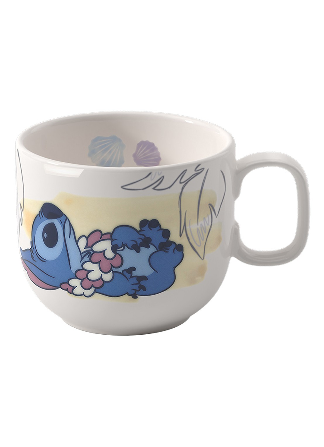 Villeroy & Boch Disney Stitch kinderbeker - voorkant 2 blauw