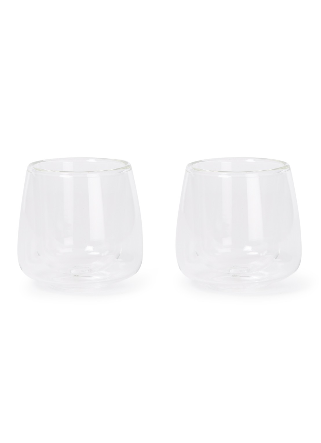 Villeroy & Boch Dubbelwandig espressokopje 6 cl set van 2 - voorkant transparant