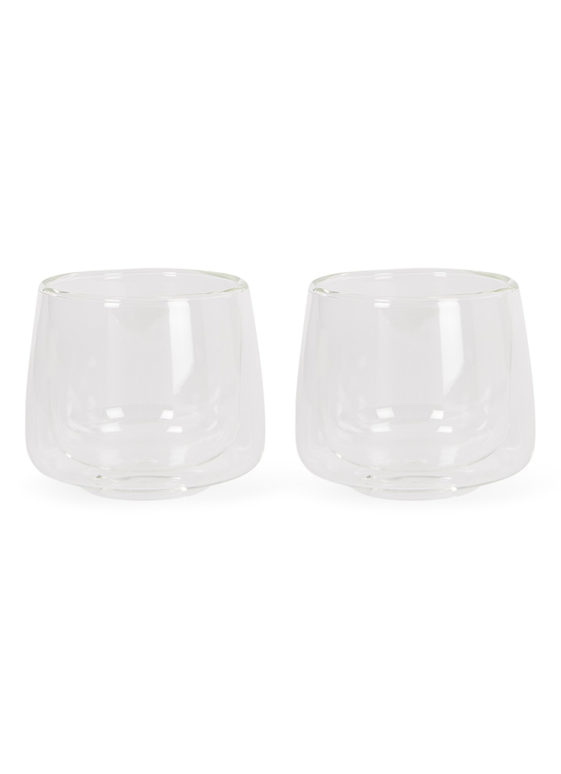 Villeroy & Boch Dubbelwandig kopje 18 cl set van 2 - voorkant transparant