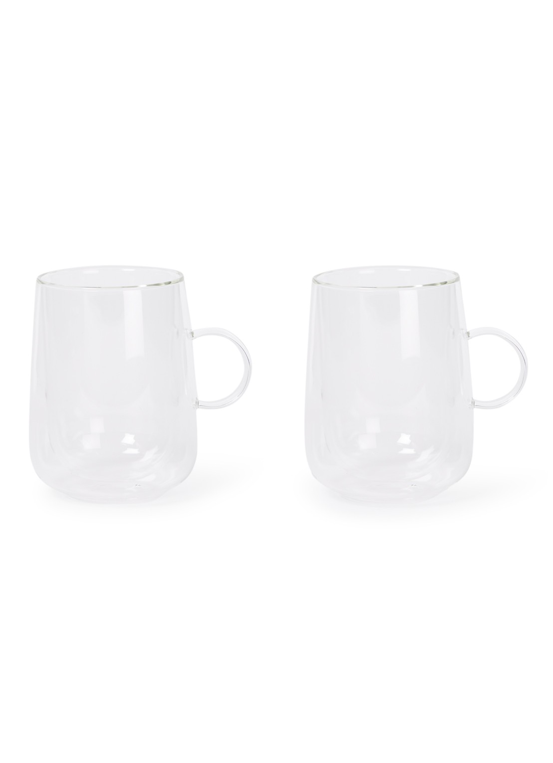 Villeroy & Boch Dubbelwandig latte macchiato glas 36 cl set van 2 - voorkant transparant