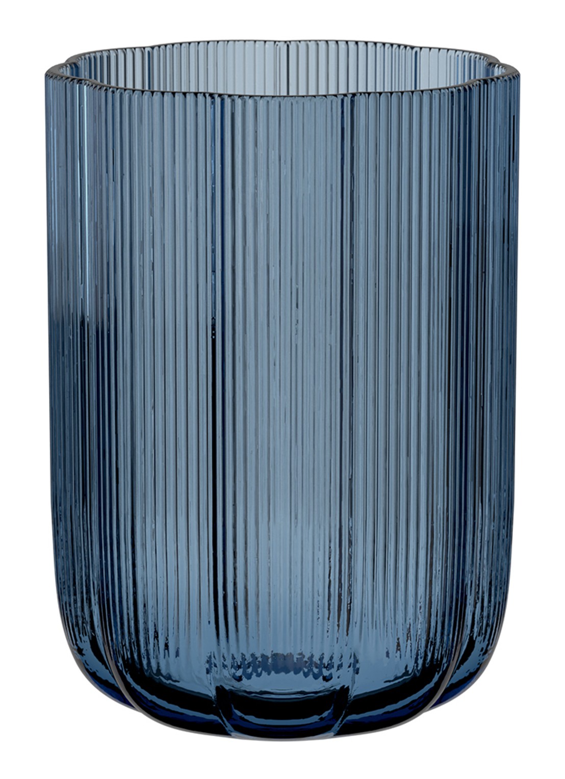 Villeroy & Boch Fleur bleu Wazon vaas 22,5 cm - voorkant blauw
