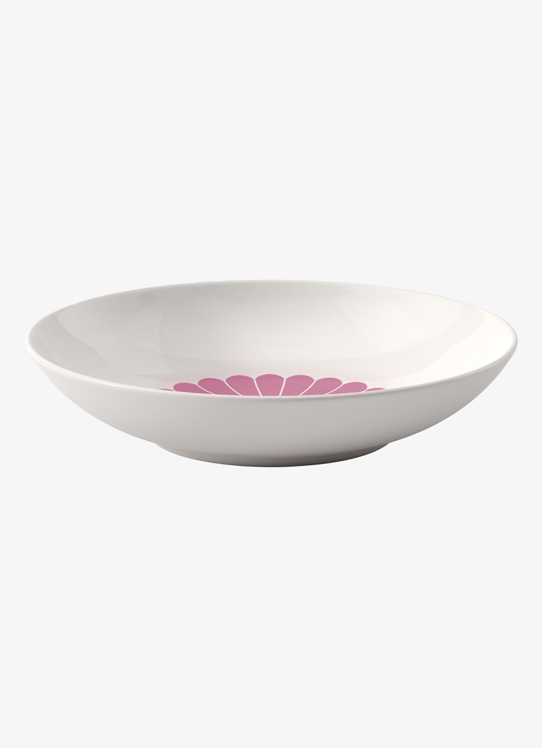 Villeroy & Boch Fleur diep bord 24 cm - voorkant roze