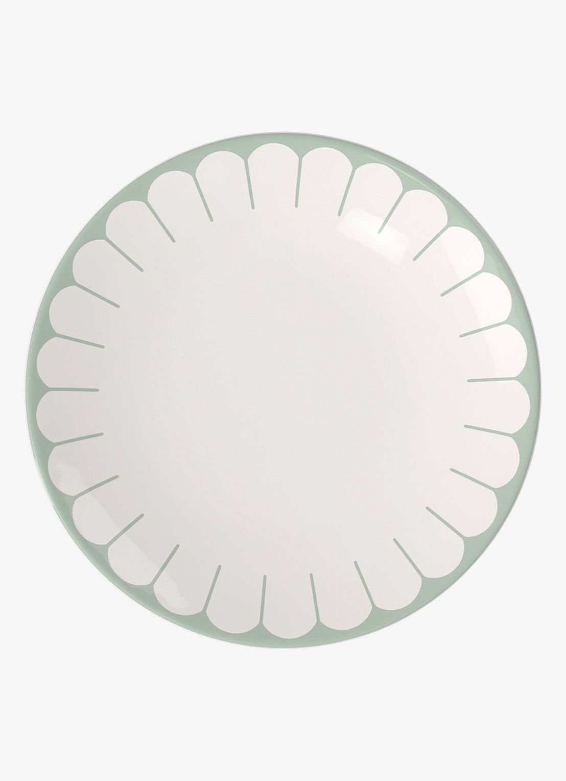 Villeroy & Boch Fleur dinerbord 27 cm - voorkant 2 lindegroen