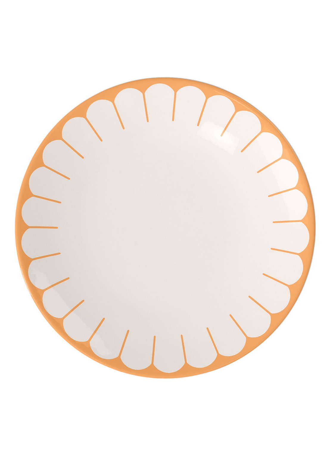 Villeroy & Boch Fleur dinerbord 27 cm - voorkant 2 orange