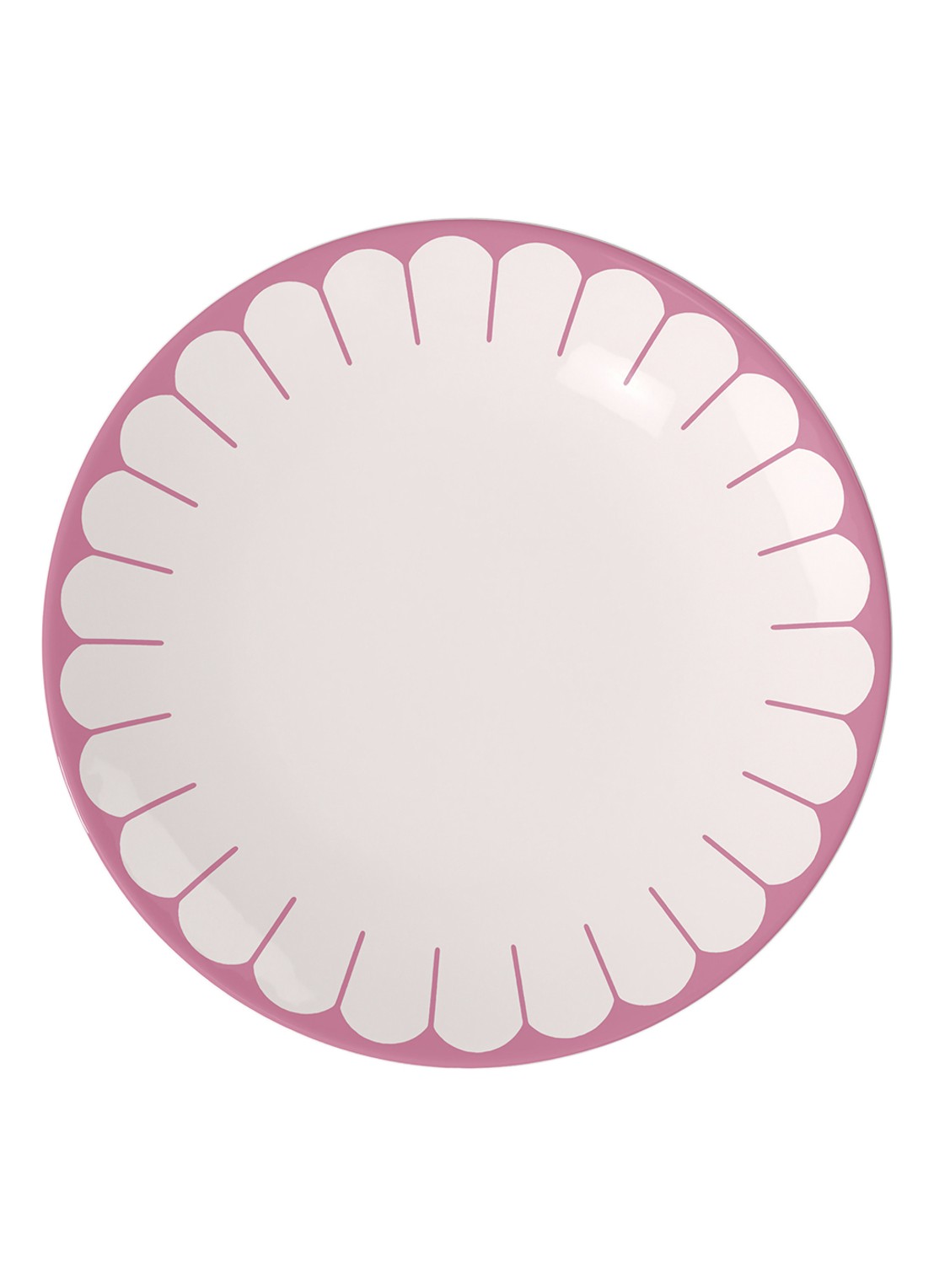 Villeroy & Boch Fleur dinerbord 27 cm - voorkant roze