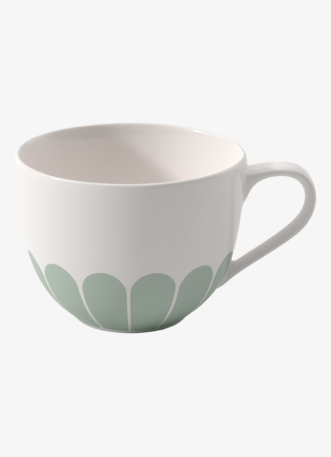 Villeroy & Boch Fleur koffiekopje 16 cl - voorkant 2 lindegroen