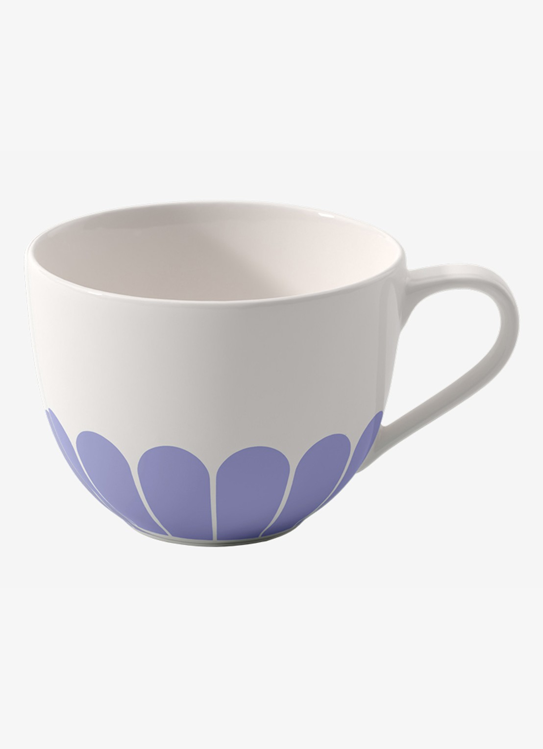 Villeroy & Boch Fleur koffiekopje 16 cl - voorkant lichtblauw