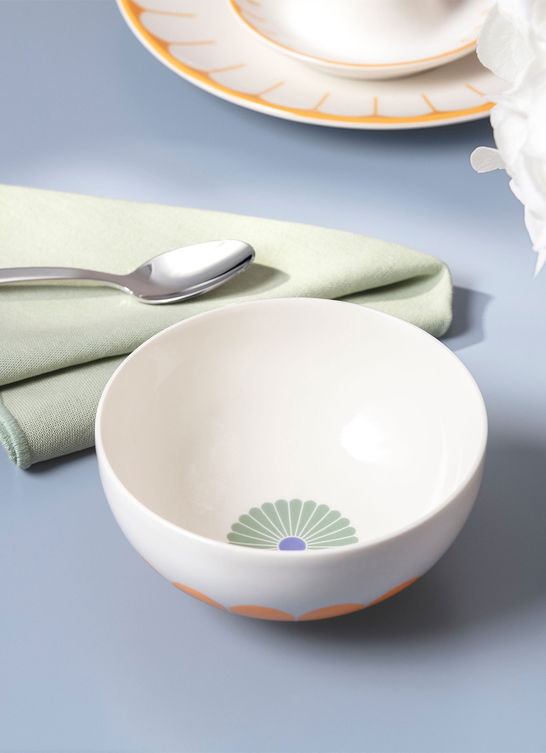 Villeroy & Boch Fleur kom 13 cm - achterkant wit