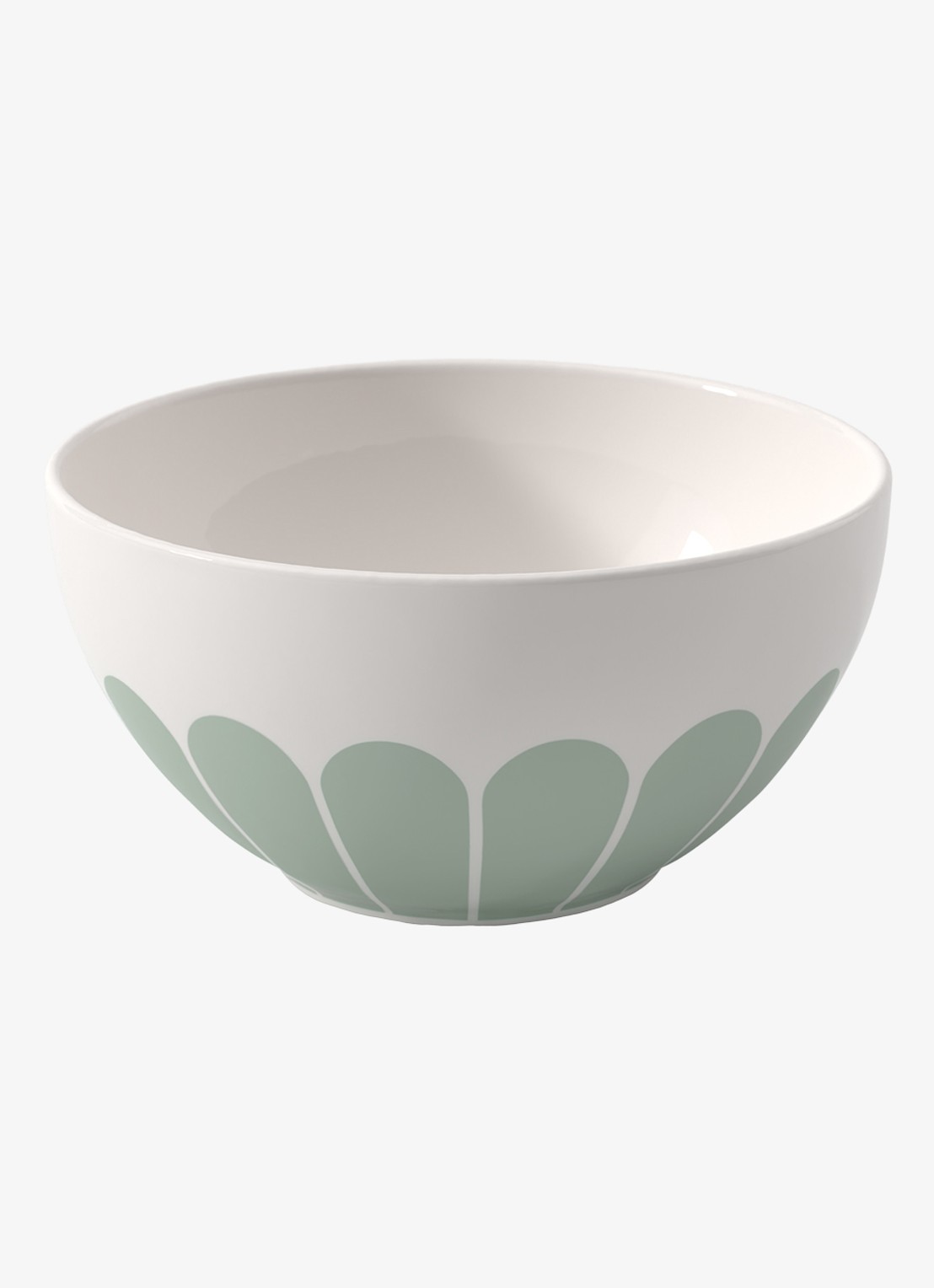 Villeroy & Boch Fleur kom 14 cm - voorkant lindegroen