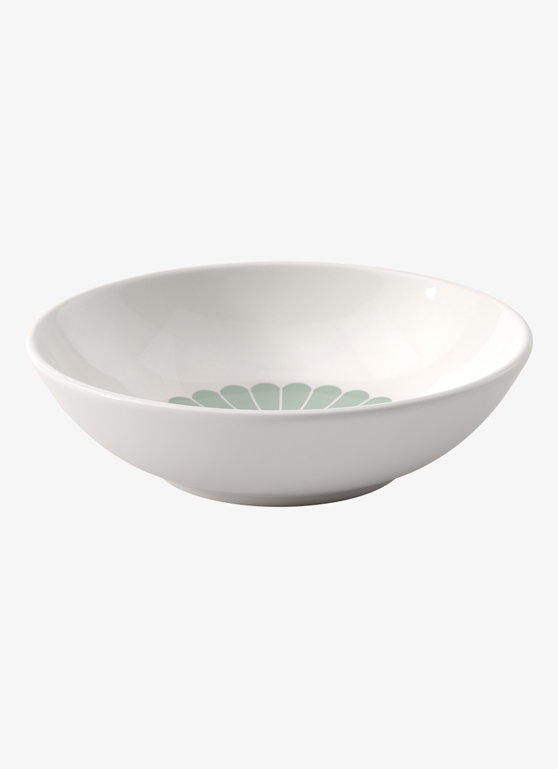 Villeroy & Boch Fleur kom 14 cm - voorkant 2 lindegroen