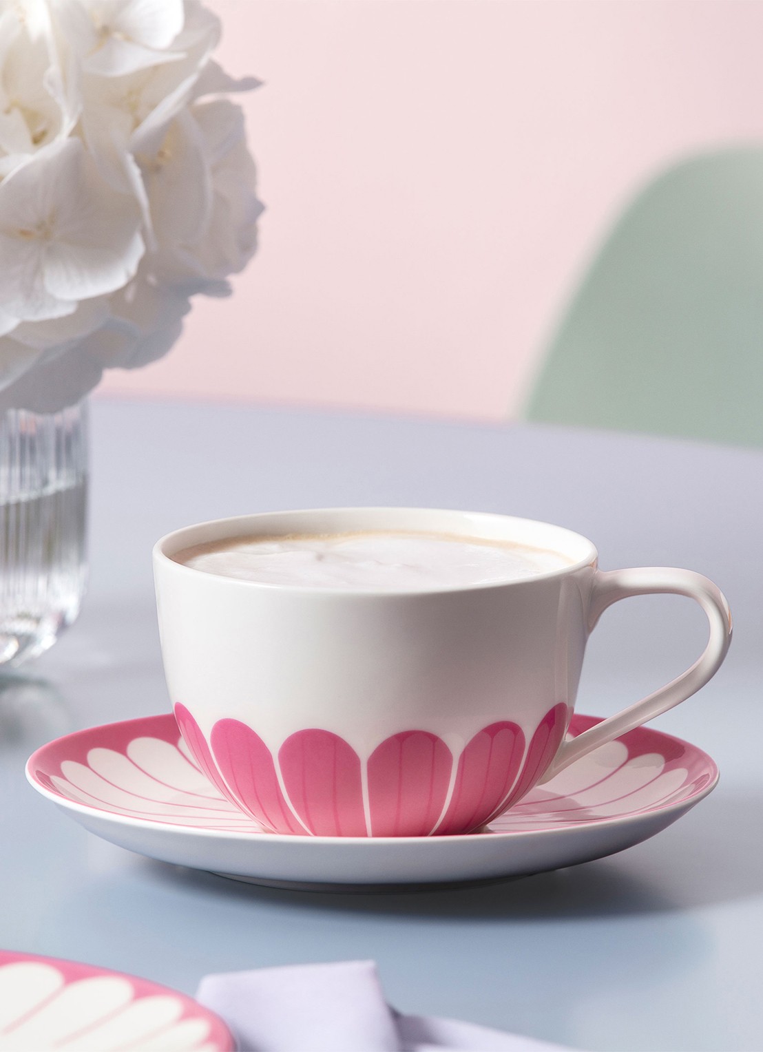Villeroy & Boch Fleur kopje - achterkant 3 roze