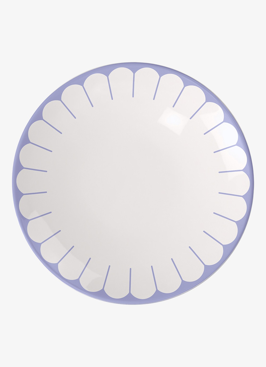 Villeroy & Boch Fleur ontbijtbord 21 cm - voorkant 2 lichtblauw
