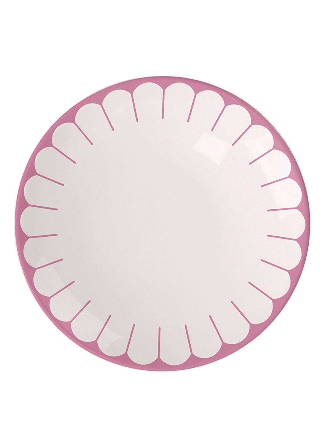 Villeroy & Boch Fleur ontbijtbord 21 cm - voorkant 2 roze