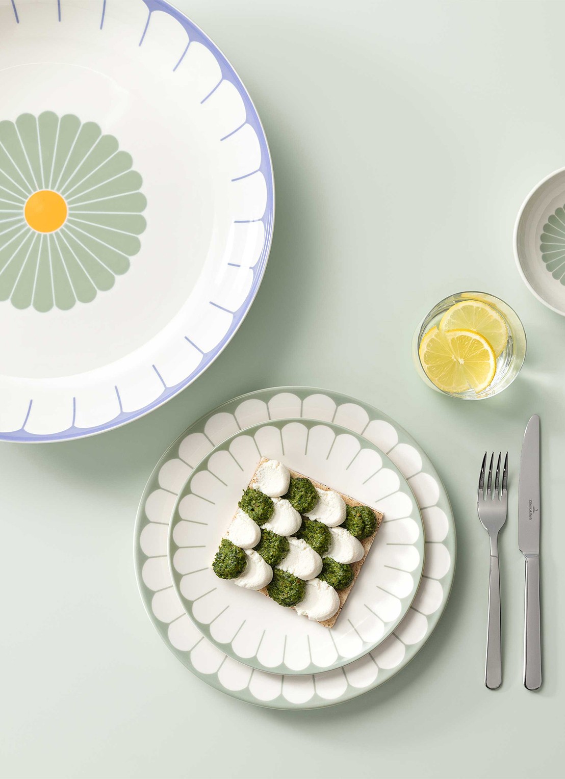 Villeroy & Boch Fleur salade- serveerschaal 38 cm - detail 3 multicolor