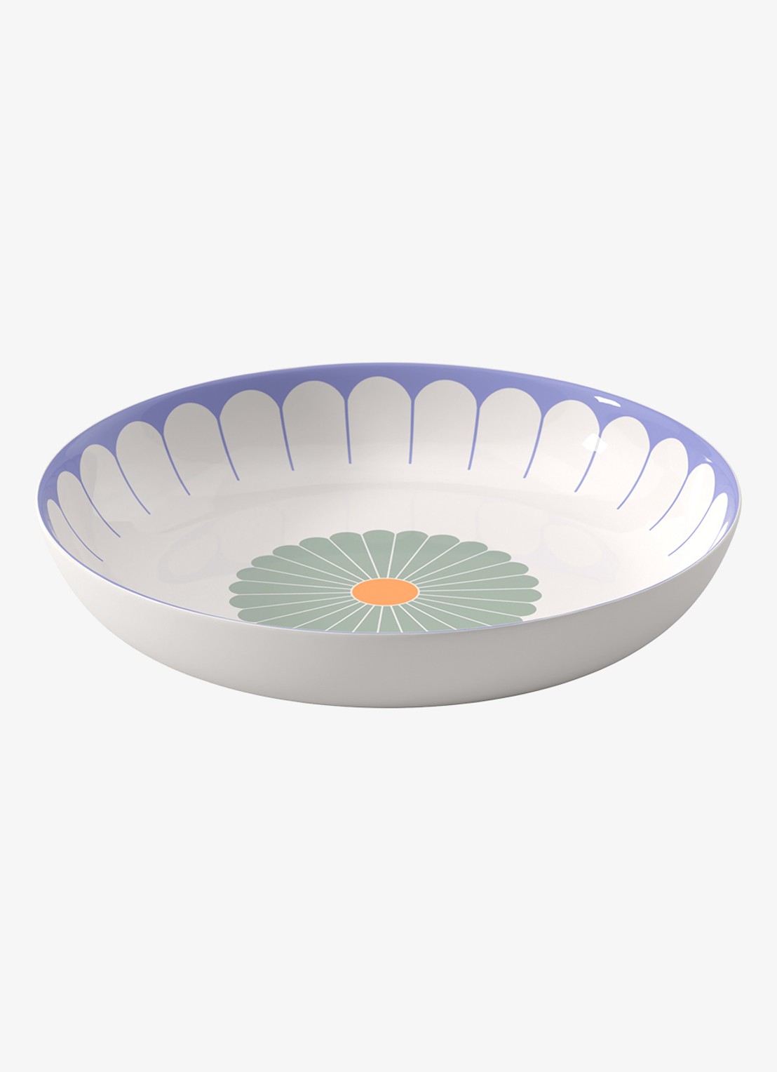 Villeroy & Boch Fleur salade- serveerschaal 38 cm - voorkant multicolor