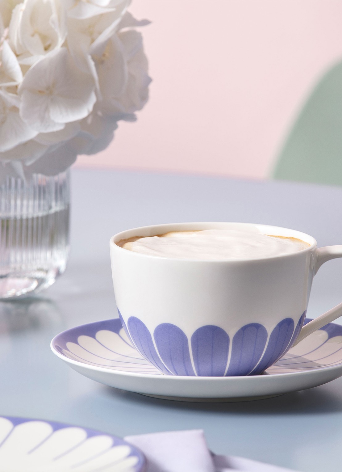 Villeroy & Boch Fleur schotel 17,5 cm - voorkant 2 blauw