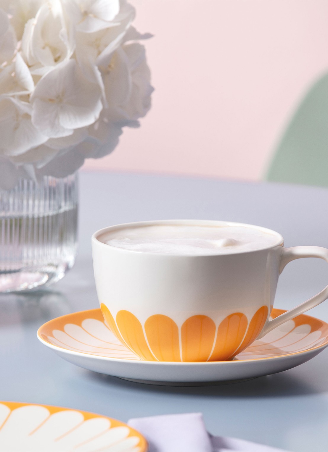 Villeroy & Boch Fleur schotel 17,5 cm - achterkant 3 geel