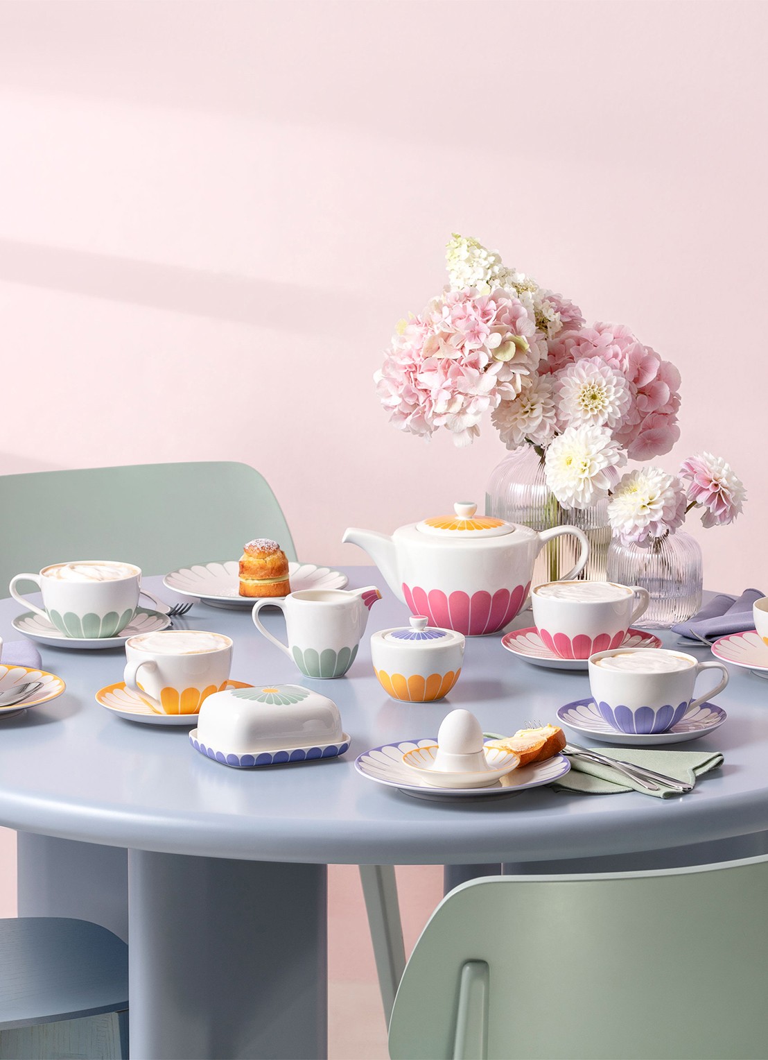Villeroy & Boch Fleur schotel 17,5 cm - detail 4 geel