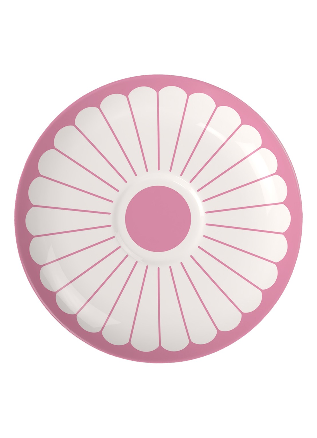 Villeroy & Boch Fleur schotel 17,5 cm - voorkant donkerroze