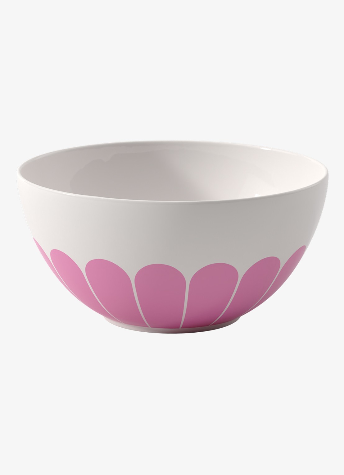 Villeroy & Boch Fleur serveerschaal 24 cm - voorkant 2 roze