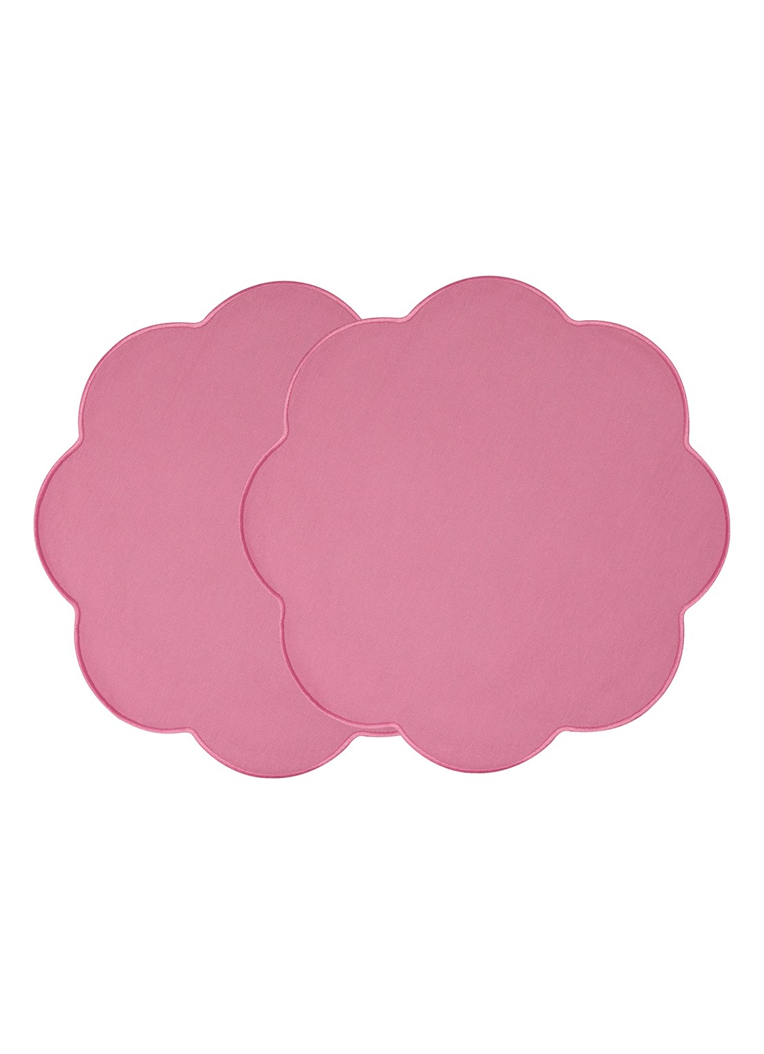 Villeroy & Boch Fleur servetten 40 x 40 cm set van 2 - voorkant roze