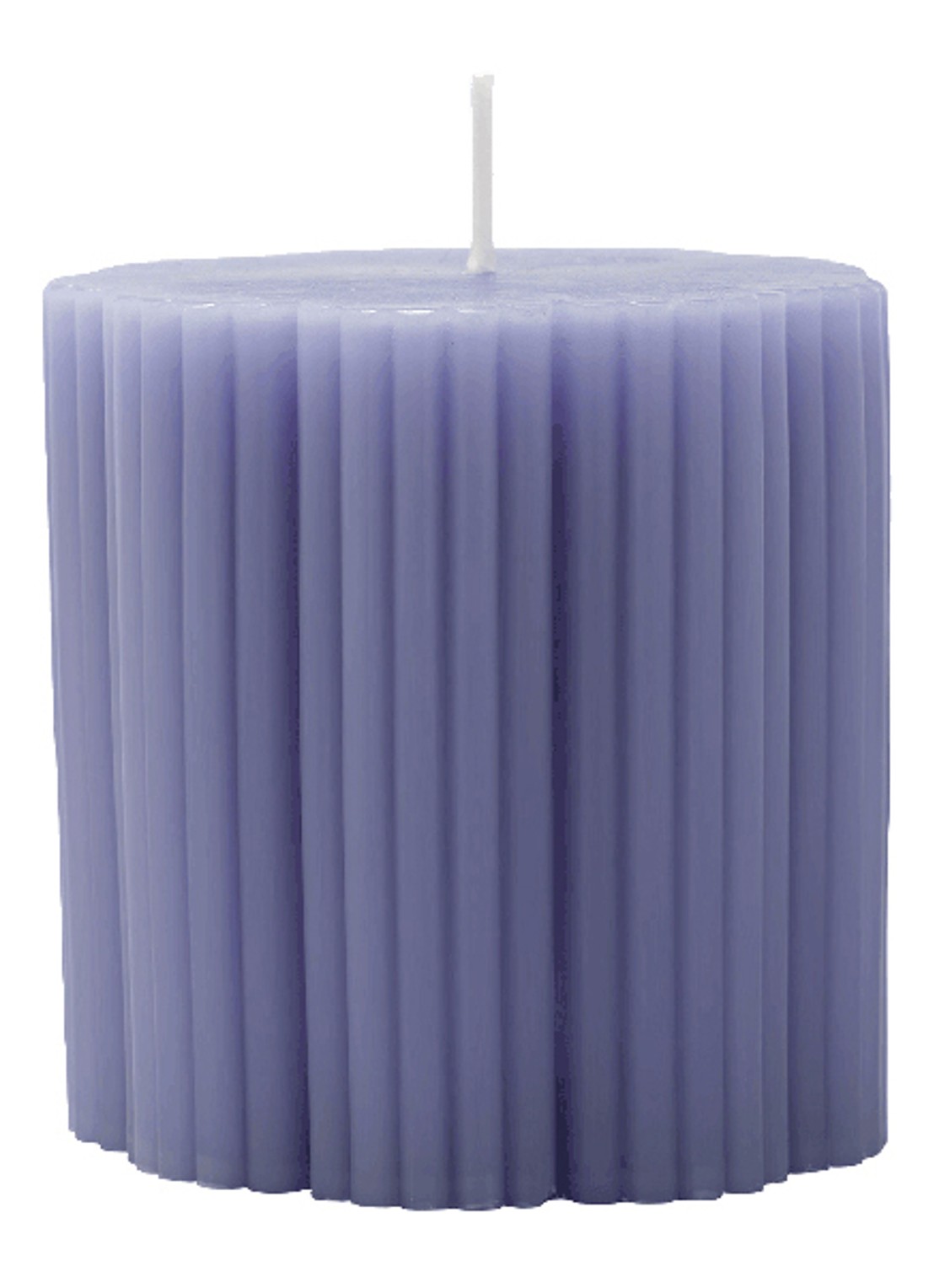 Villeroy & Boch Fleur stompkaars 7,5 cm - voorkant blauw