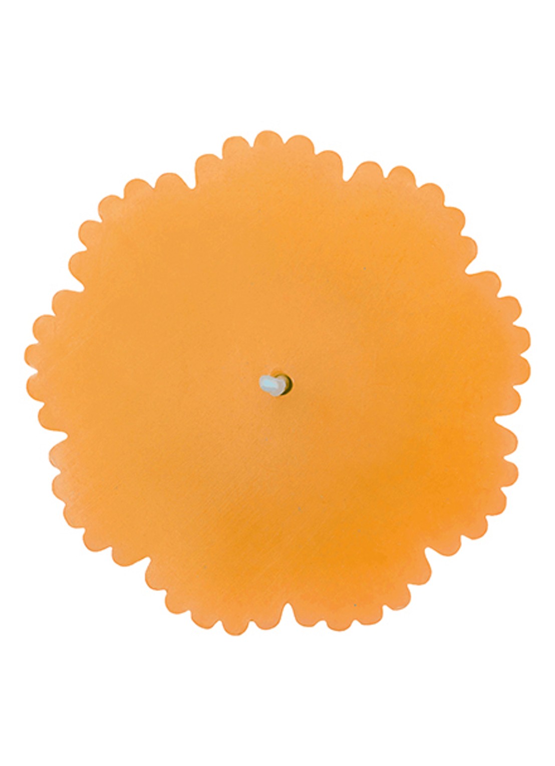 Villeroy & Boch Fleur stompkaars 7,5 cm - voorkant 3 geel
