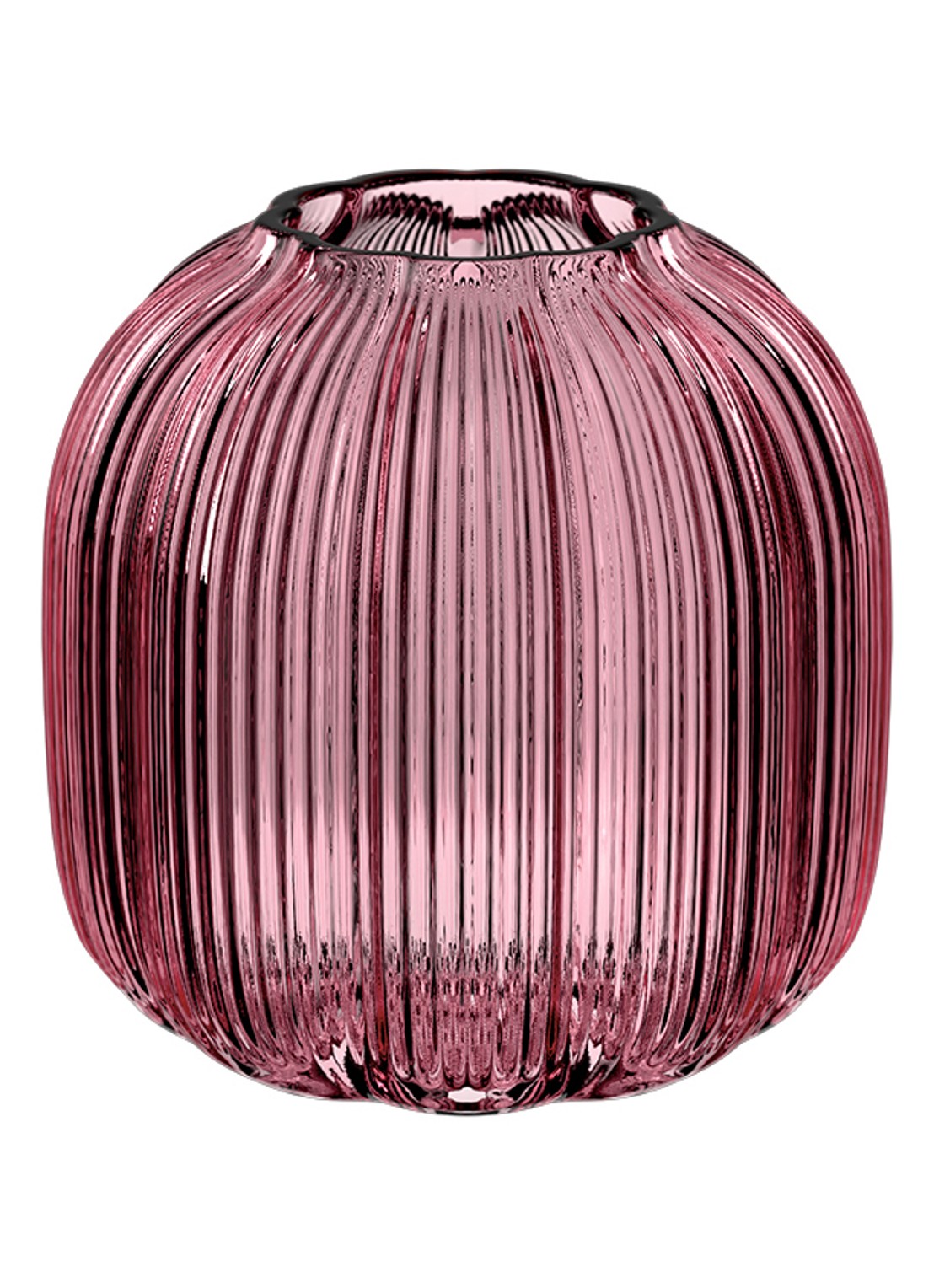 Villeroy & Boch Fleur vaas 11 cm - voorkant 2 roze