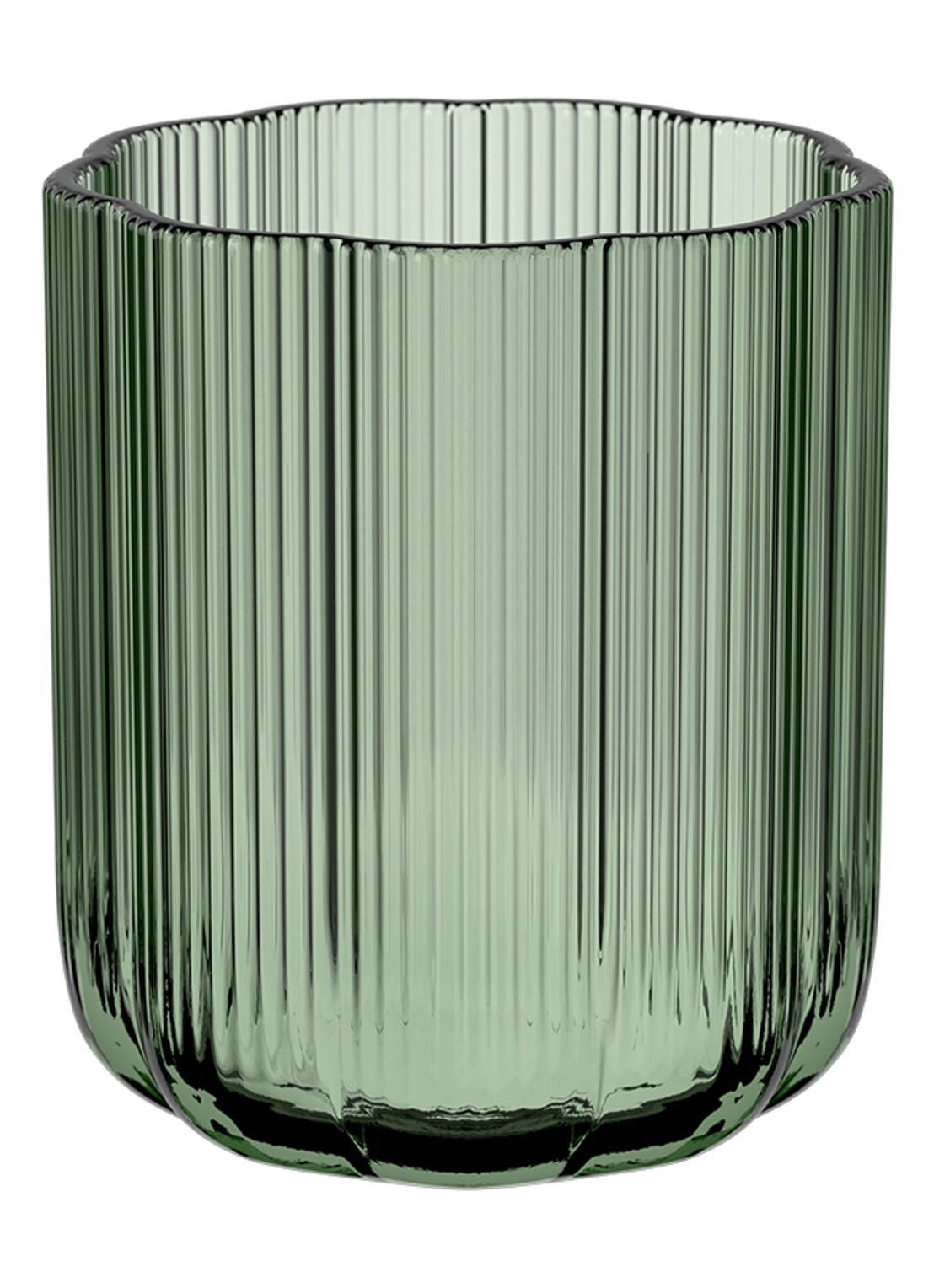 Villeroy & Boch Fleur vaas 15 cm - voorkant groen