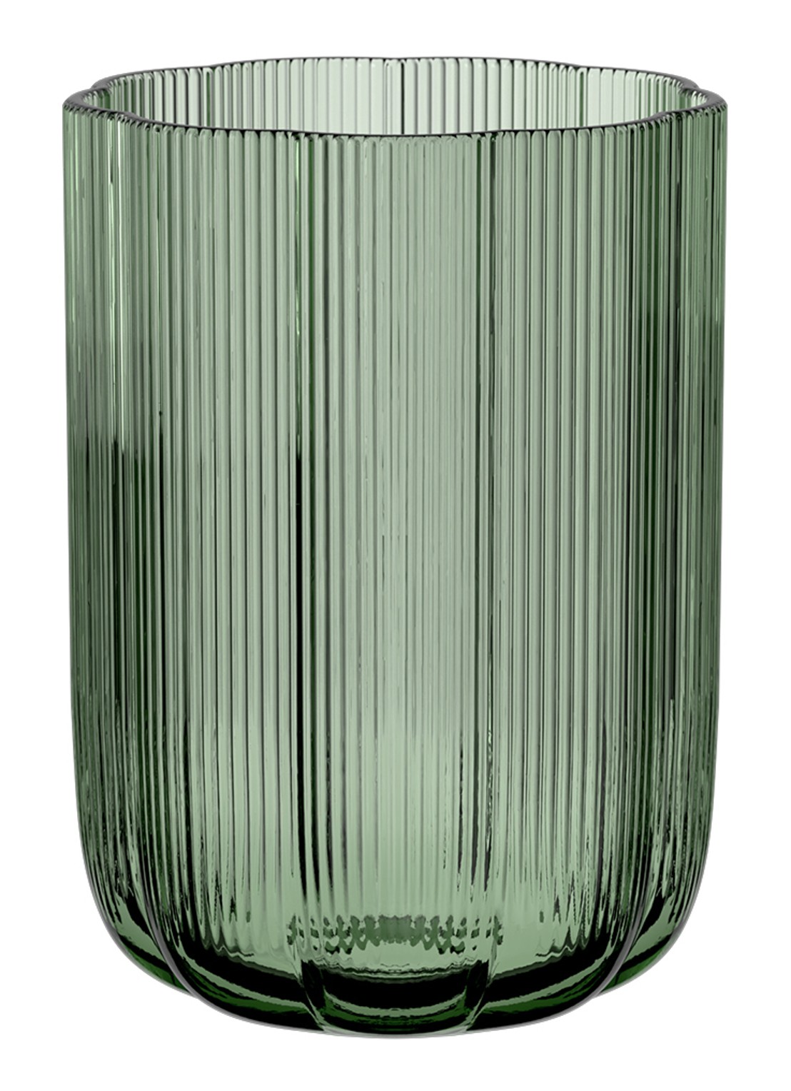 Villeroy & Boch Fleur vaas 22,5 cm - voorkant 2 groen