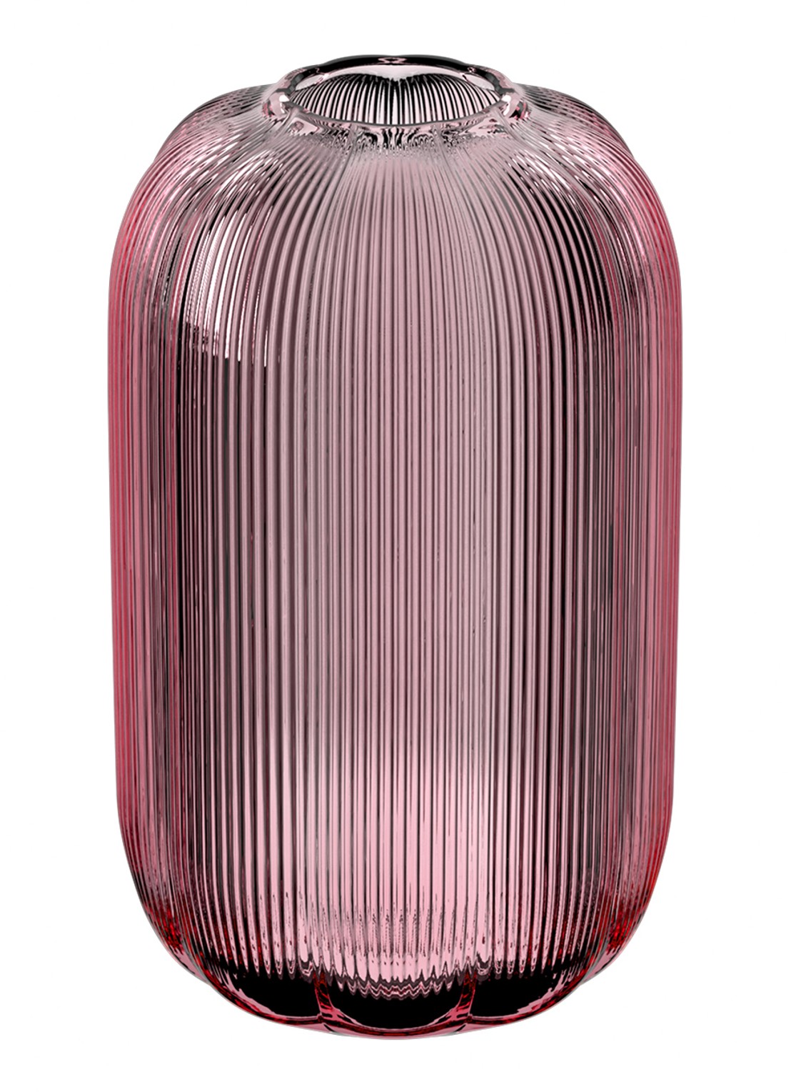 Villeroy & Boch Fleur vaas 28 cm - voorkant roze