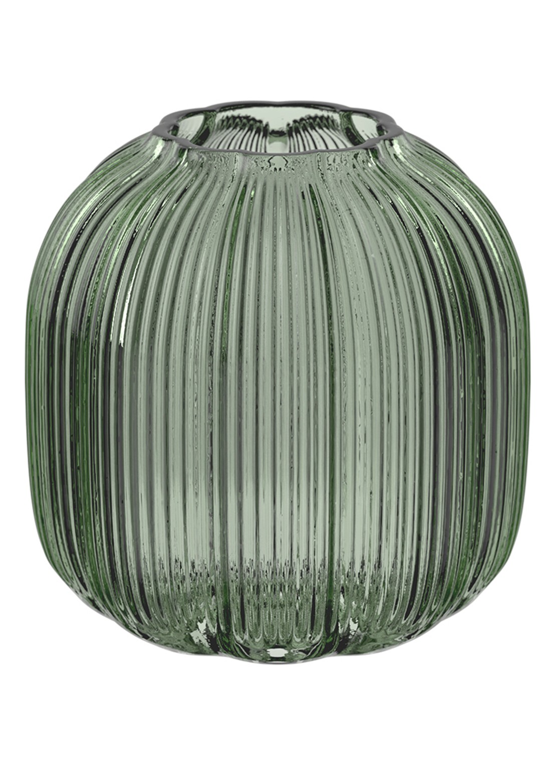 Villeroy & Boch Fleur vert Wazon vaas 11 cm - voorkant groen