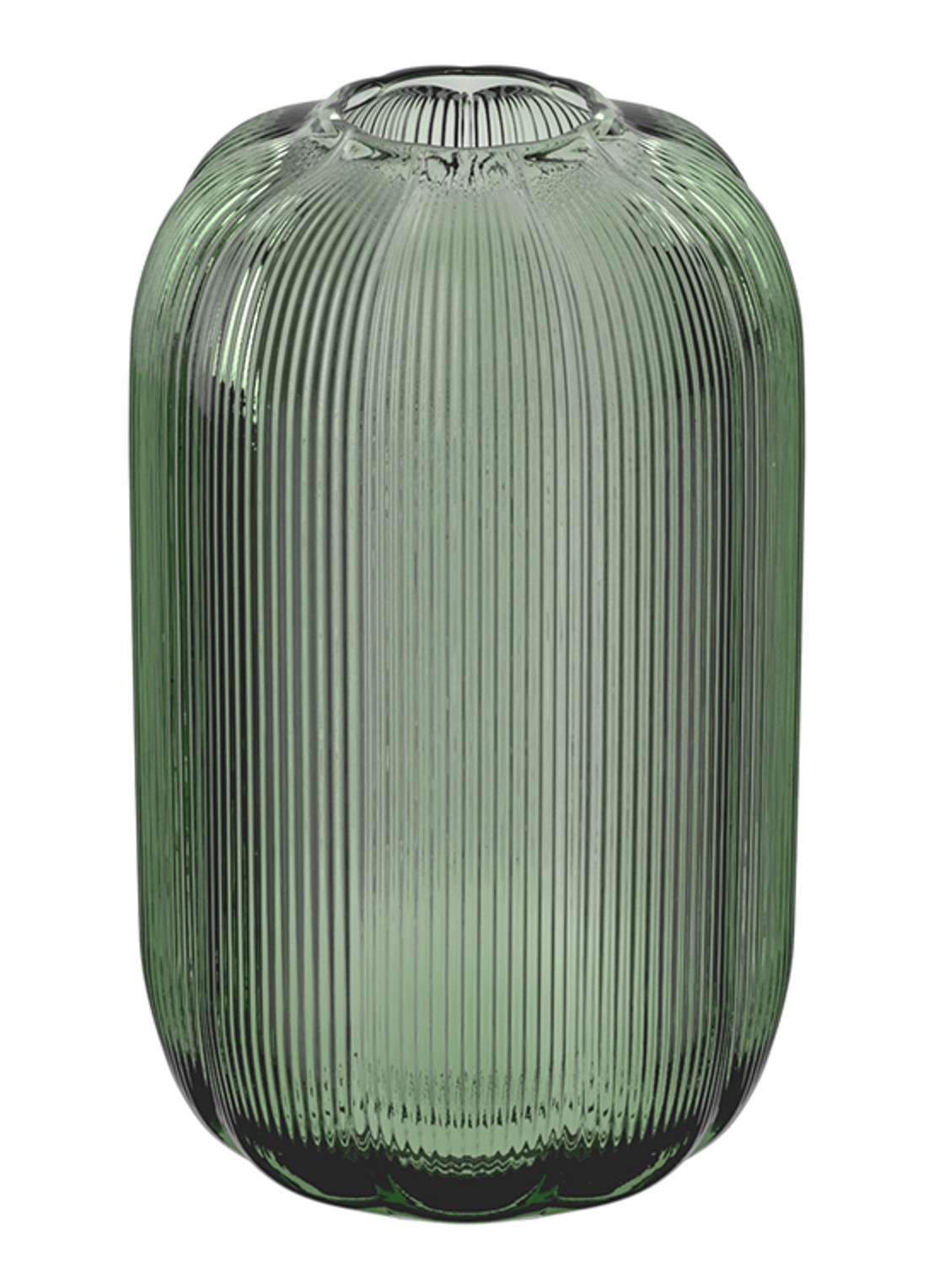 Villeroy & Boch Fleur vert Wazon vaas 28 cm - voorkant groen