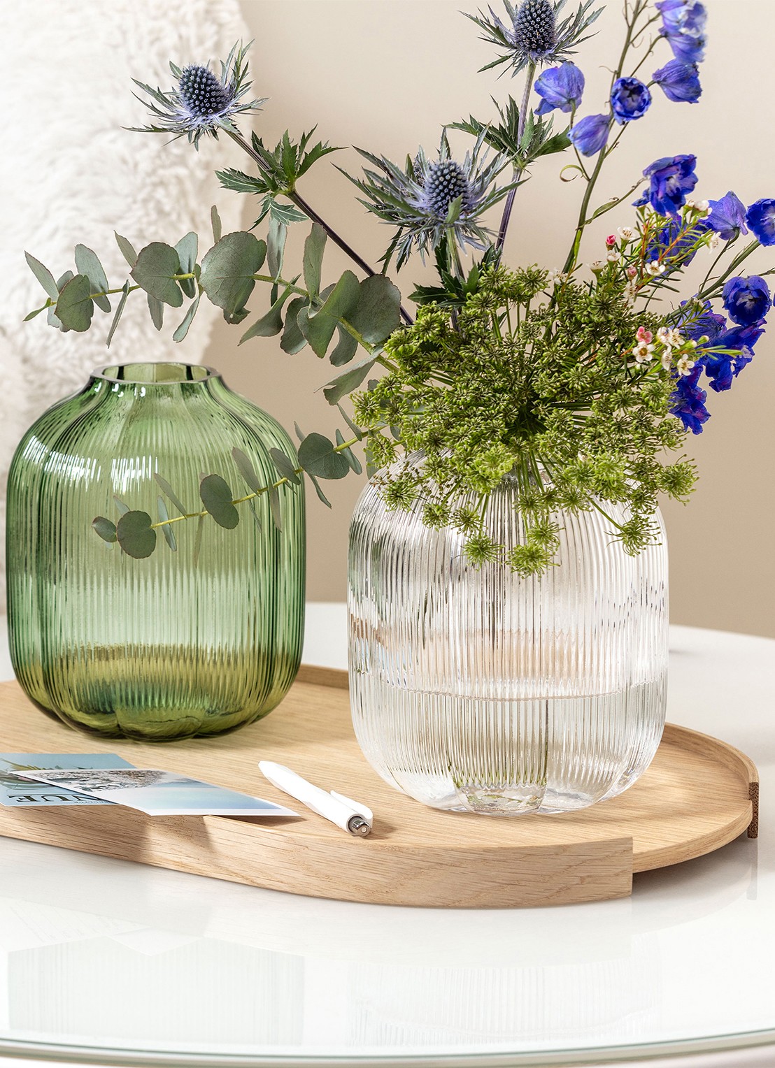 Villeroy & Boch Fleur Wazon vaas 19 cm - voorkant 2 transparant