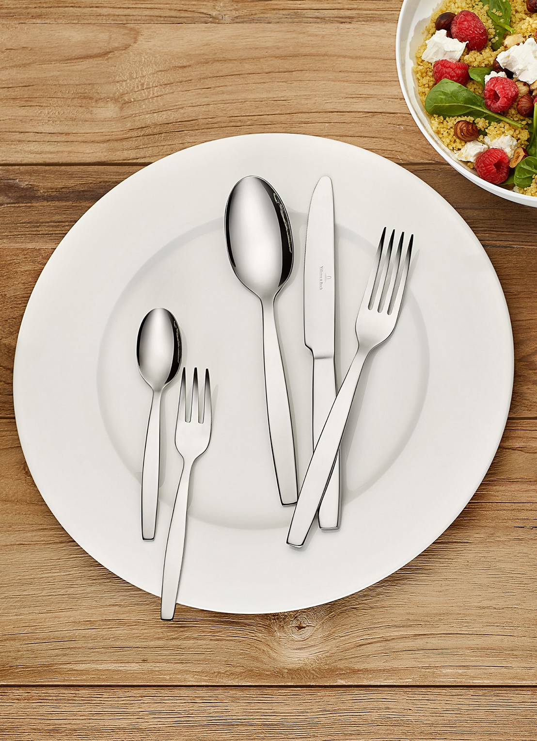 Villeroy & Boch For me dinerbord 27 cm - voorkant 2 gebroken wit