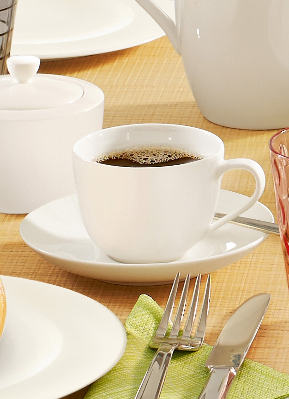 Villeroy & Boch For Me kopje 23 cl - voorkant 3 gebroken wit