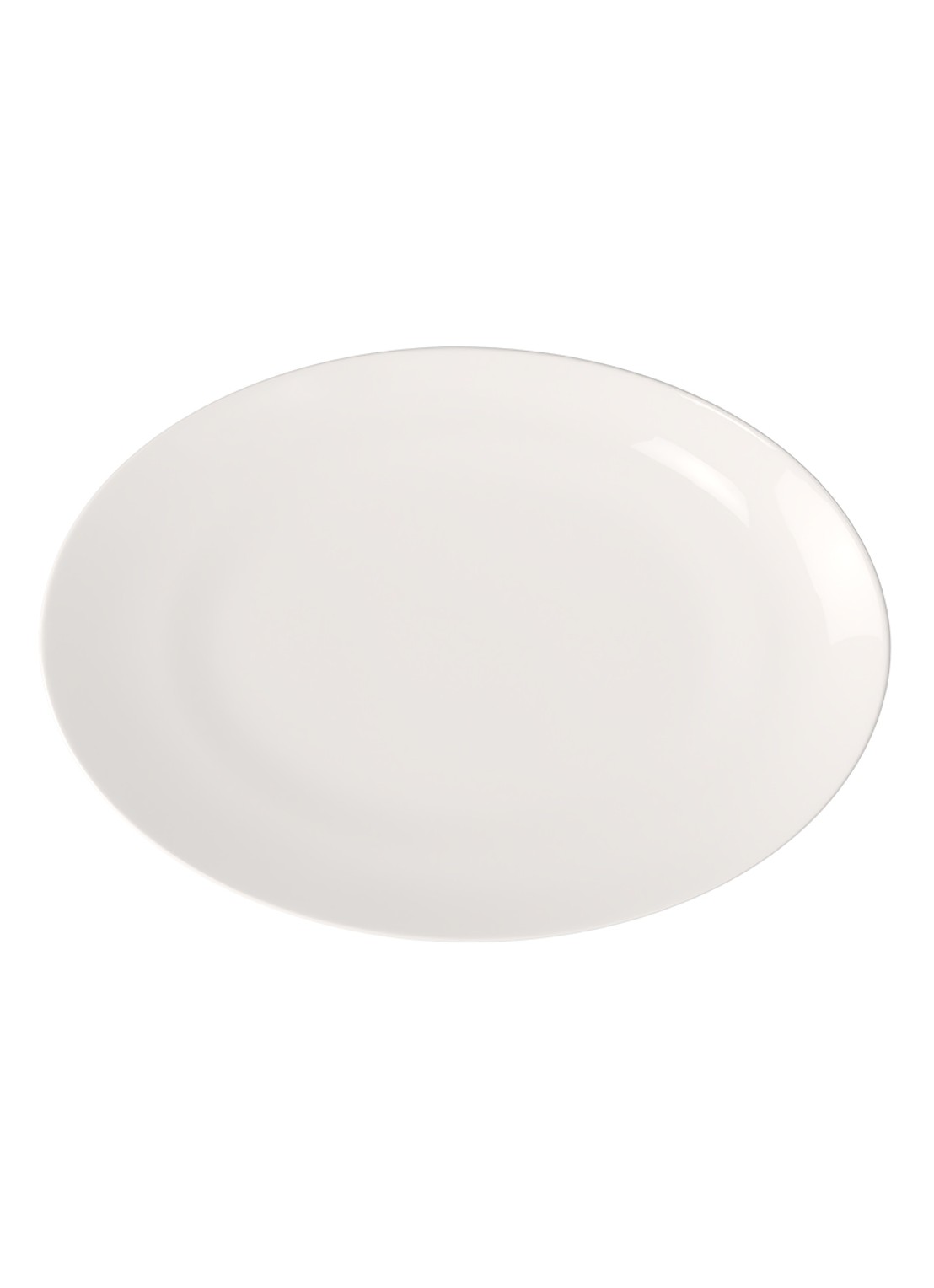 Villeroy & Boch For Me serveerschaal 41 cm - voorkant gebroken wit