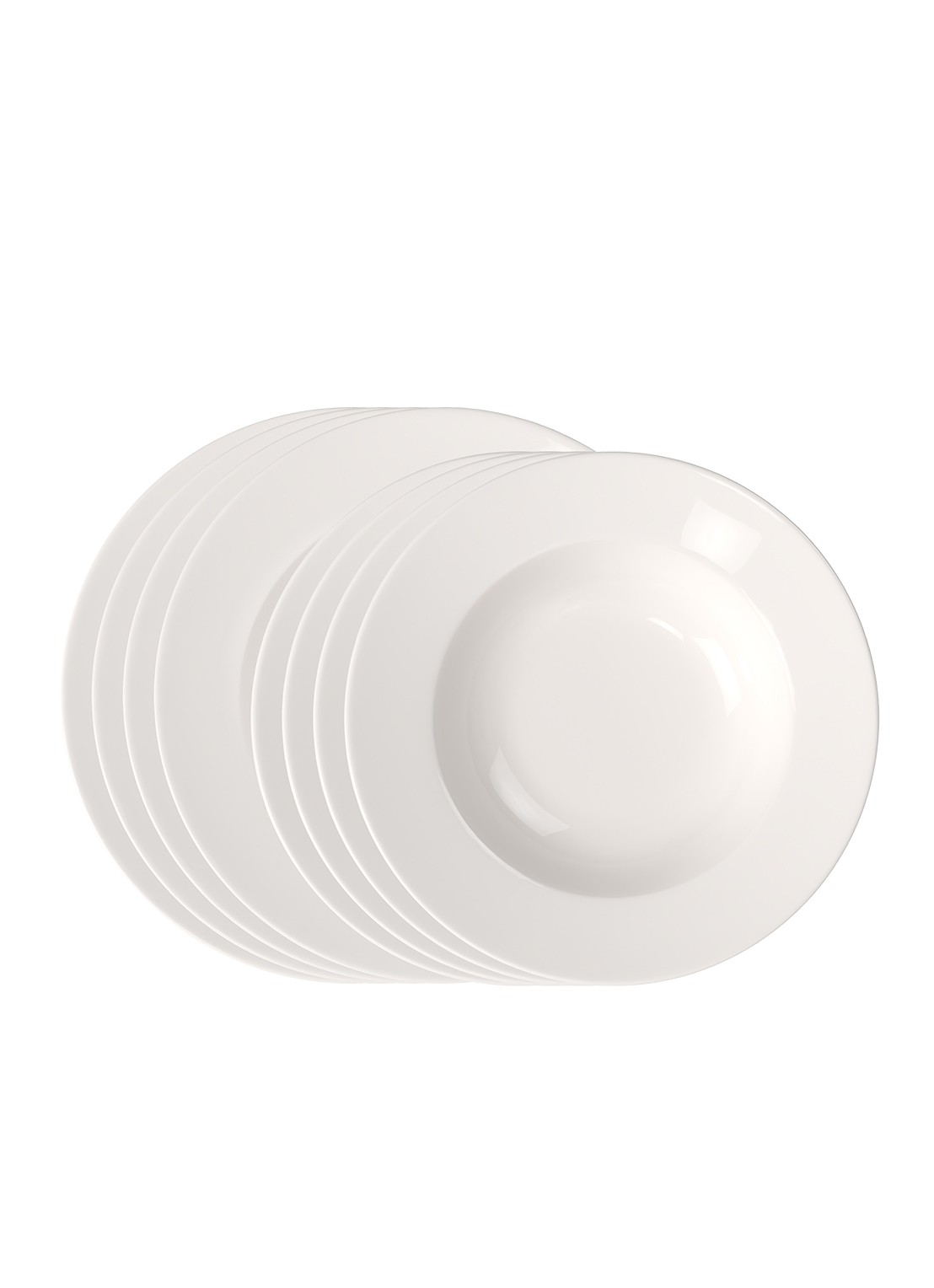 Villeroy & Boch For Me serviesset 8-delig - voorkant 2 gebroken wit