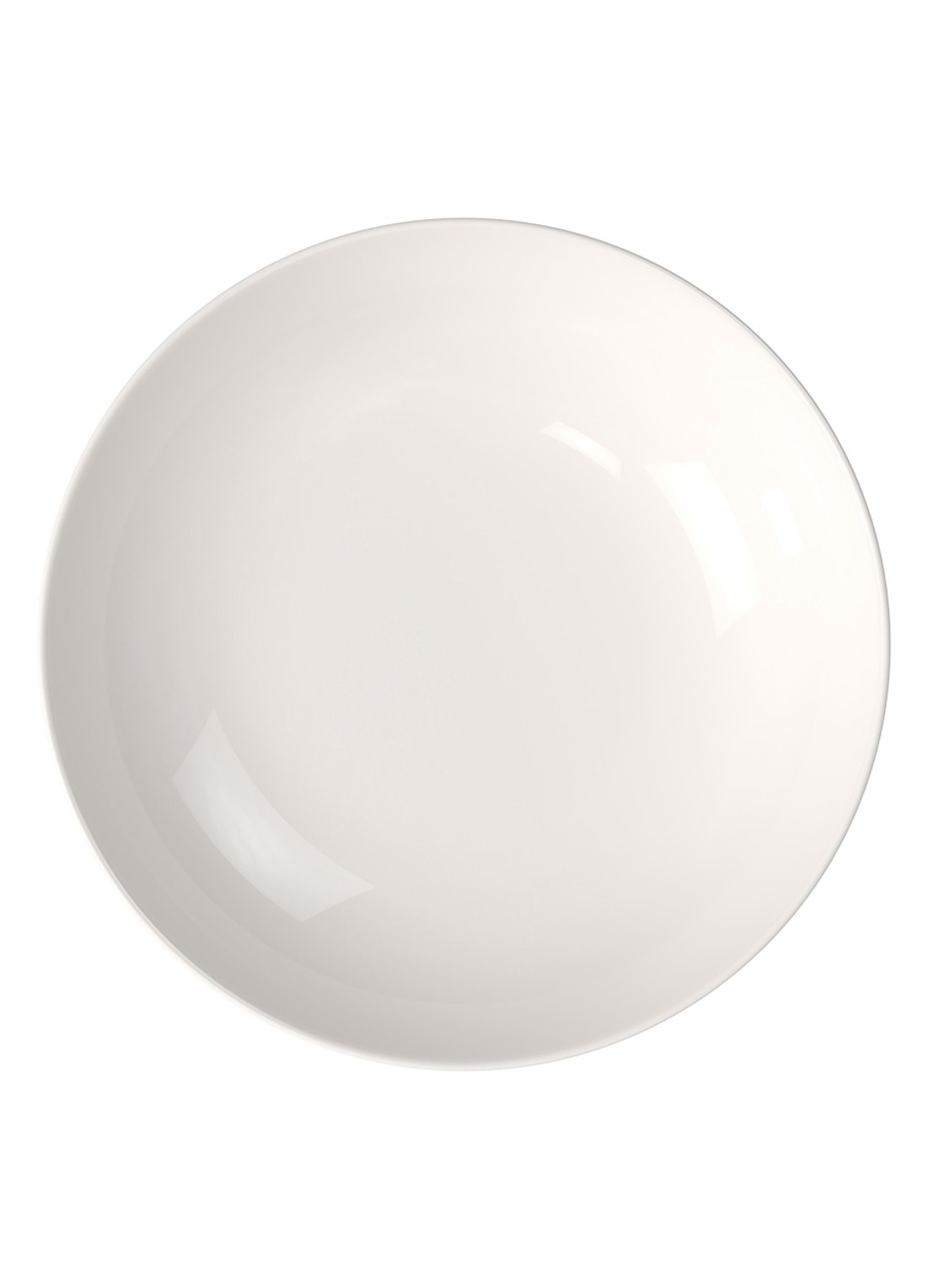 Villeroy & Boch For Me soepbord 24 cm - voorkant 2 gebroken wit