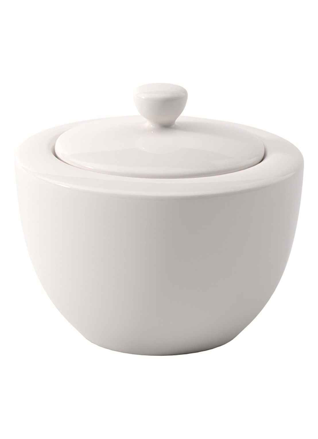 Villeroy & Boch For Me suikerpot 300 ml - voorkant gebroken wit