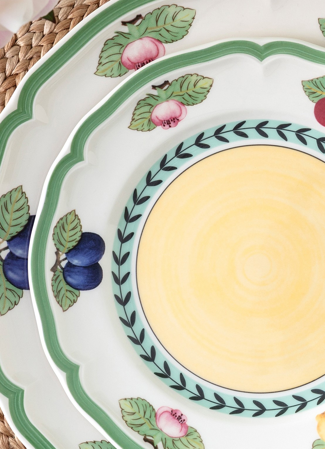 Villeroy & Boch Fruhstucksteller   Mit Villero - achterkant 5 groen