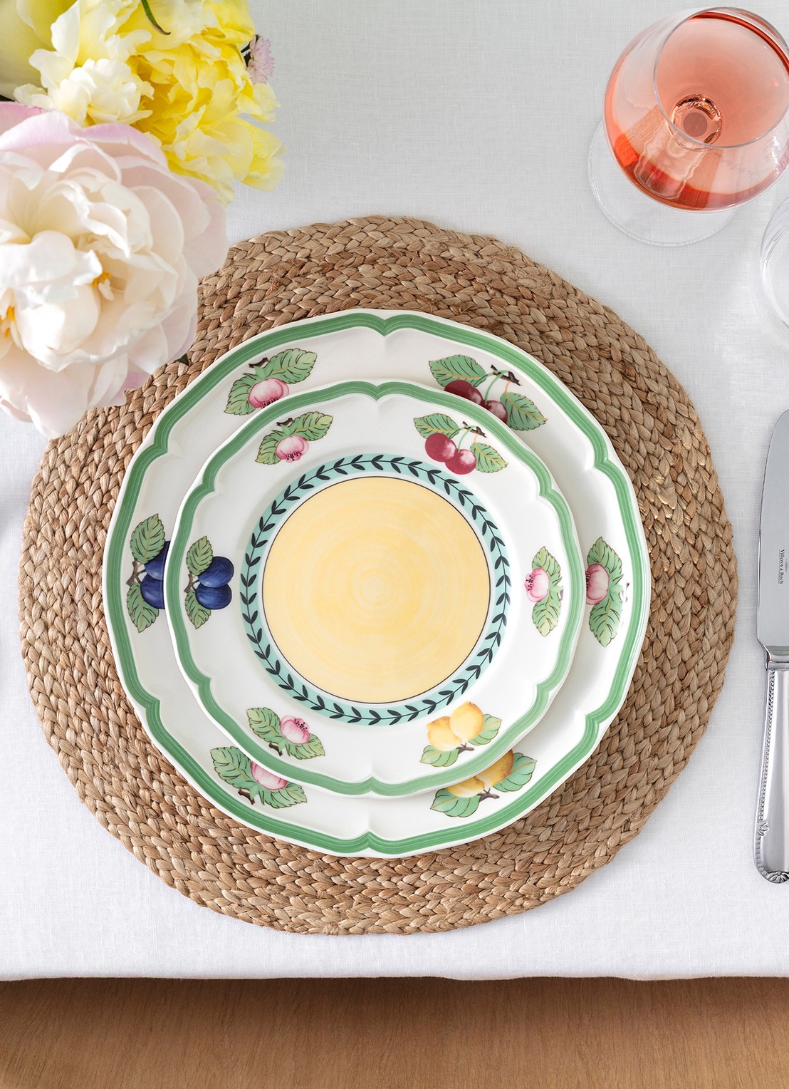 Villeroy & Boch Fruhstucksteller   Mit Villero - detail 4 groen