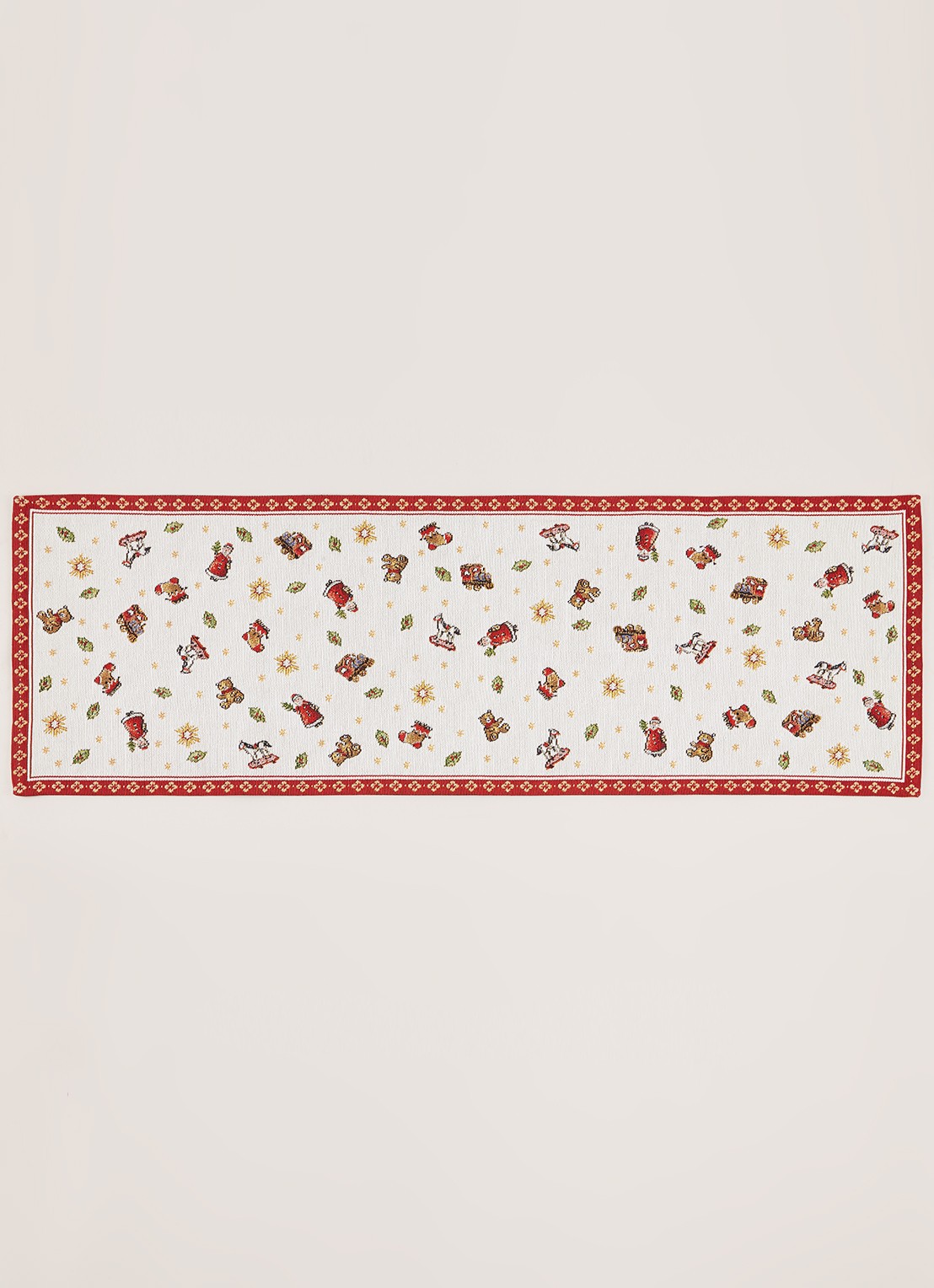 Villeroy & Boch Gobelin tafelloper 32 x 96 cm - voorkant 4 steenrood