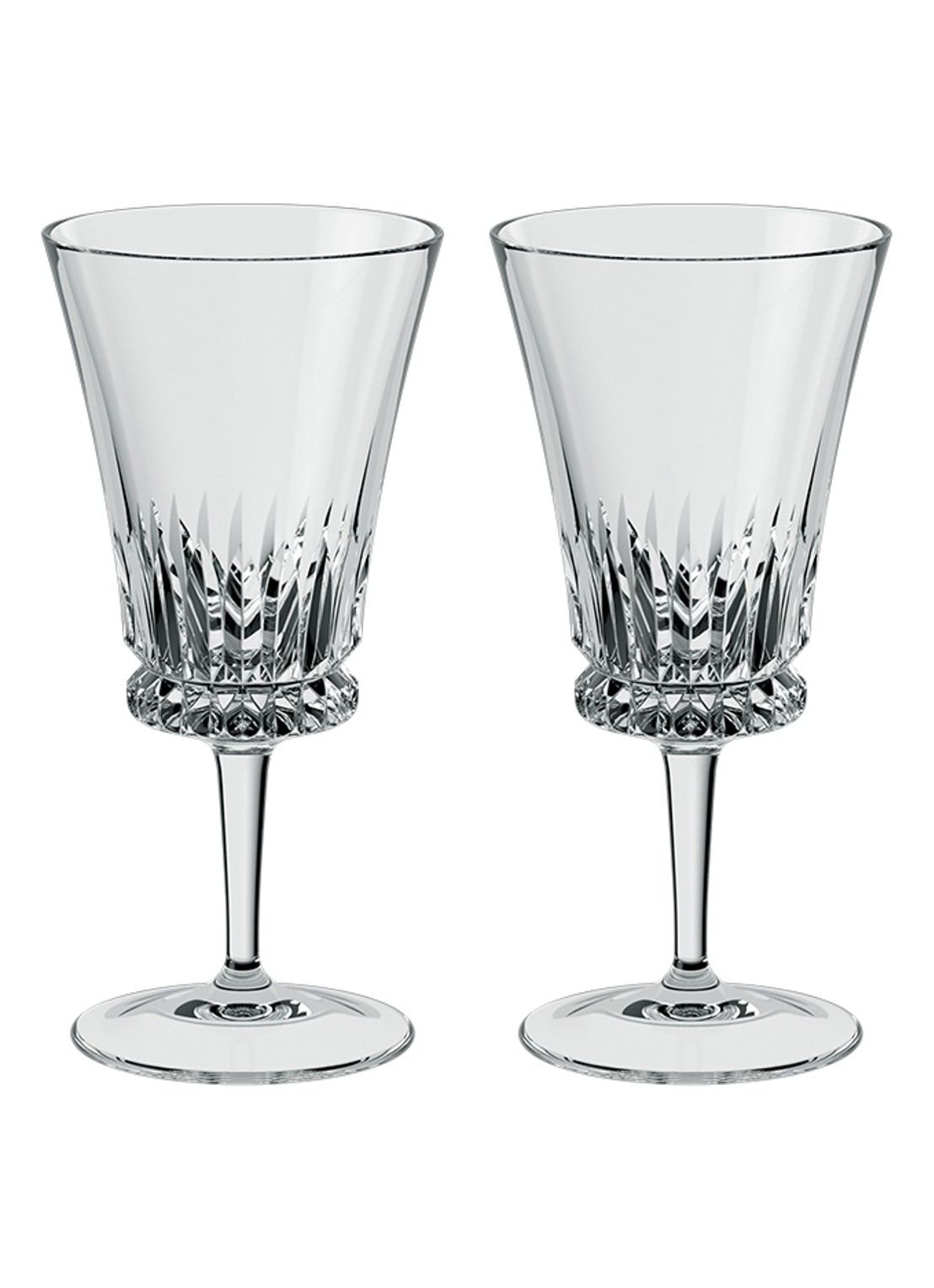 Villeroy & Boch Grand Royal waterglas 25 cl set van 2 - voorkant 4 transparant