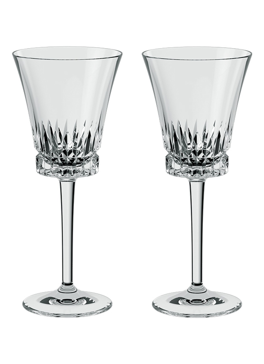 Villeroy & Boch Grand Royal wijnglas 23cl set van 2 - voorkant 4 transparant