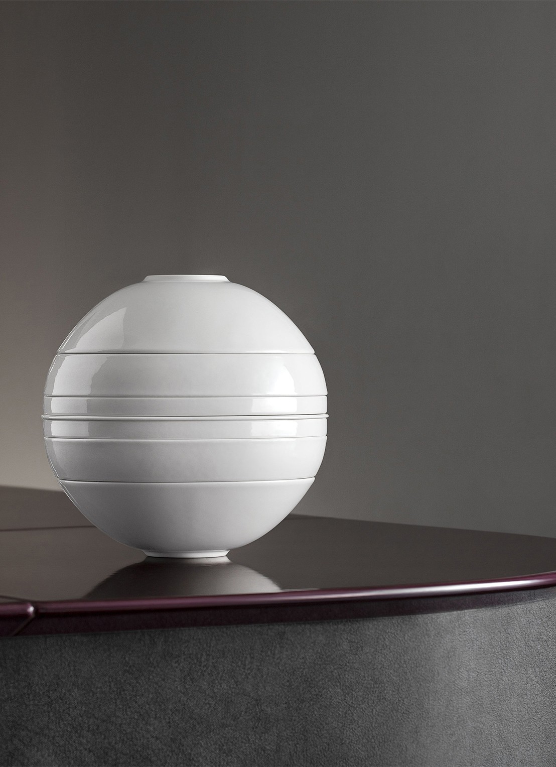 Villeroy & Boch Iconic La Boule serviesset 7-delig - achterkant gebroken wit
